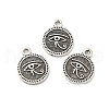 Tibetan Style Alloy Pendants TIBE-B001-43AS-3