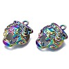 Rainbow Color Alloy Pendants PALLOY-N156-162-NR-4