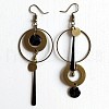 Asymmetric Alloy Dangle Earrings FS-WG7C7E4-01-1