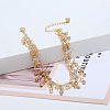 Simple Style Alloy Crystal Rhinestone Ring Tassel Anklets for Women FS-WG25D66-01-3
