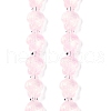 Transparent Glass Enamel Beads Strands GLAA-B021-06G-1