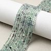 Natural Fluorite Beads Strands G-F509-38-3mm-5