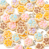 40Pcs 5 Colors Opaque Resin Pendants RESI-CJ0002-31-3