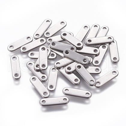 Tarnish Resistant 201 Stainless Steel Chain Tabs STAS-L234-009P-1
