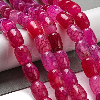 Natural Dragon Veins Agate Beads Strands G-A223-D11-01F-1