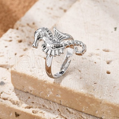 Brass Adjustable Finger Rings RJEW-D314-03P-1