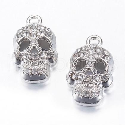 Alloy Rhinestone Pendants ALRI-S165-03P-1