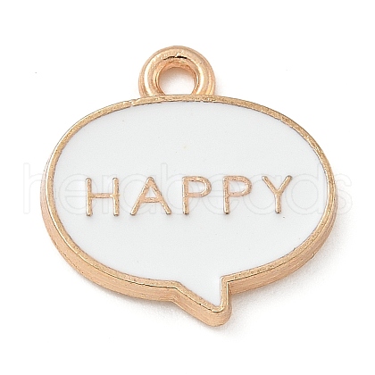 Alloy Enamel Charms ENAM-A008-02KCG-01-1