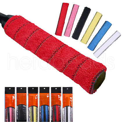 CHGCRAFT 6Pcs 6 Colors Cotton Badminton Grip Non-slip Strap FIND-CA0009-31-1