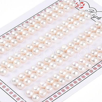 Grade 3A Natural Cultured Freshwater Pearl Beads PEAR-N018-3A-5560A-1