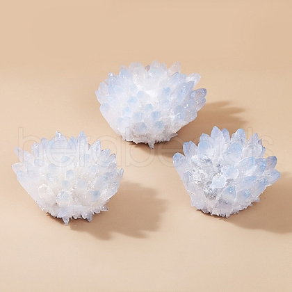 Natural Druzy Quartz Crystal Display Decorations PW-WG21545-05-1