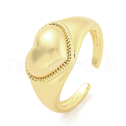 Long-Lasting Plated Brass Cuff Rings RJEW-I103-093G-1
