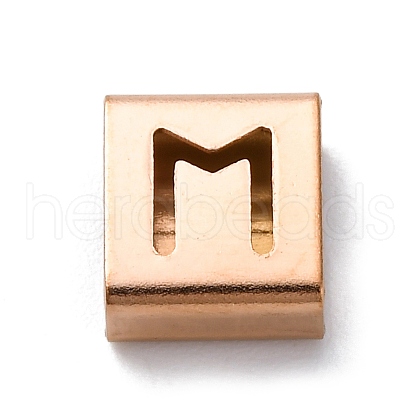 Ion Plating(IP) 304 Stainless Steel Square Slide Charms STAS-L132-22M-RG-1