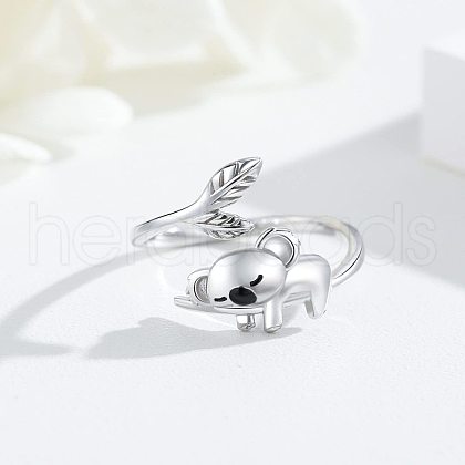 Leaf Alloy Cuff Rings FS-WGD5948-02-1