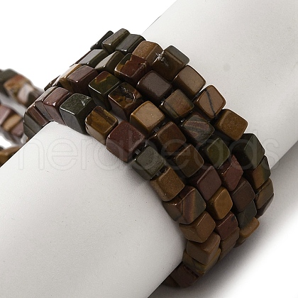 Natural Picasso Jasper Beads Strands G-Q161-C01-01-1