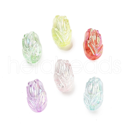 UV Plating Acrylic Beads OACR-U001-04-1
