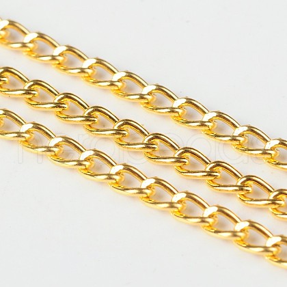 Iron Twisted Chains Curb Chains CHS003Y-G-1