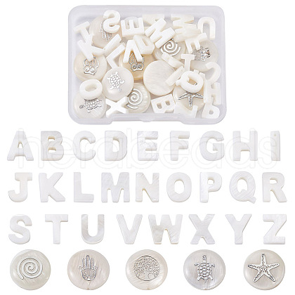 Natural Freshwater Shell Beads SHEL-TA0001-01-1