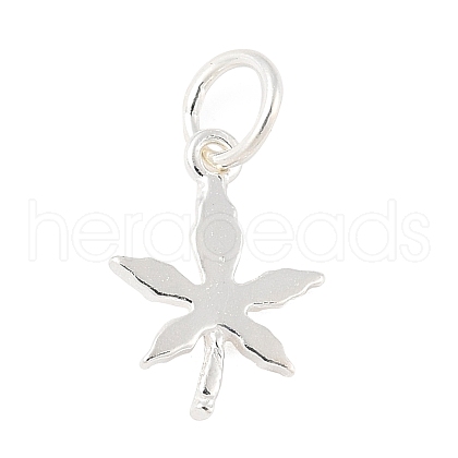 925 Sterling Silver Maple Leaf Charms STER-R013-04S-1