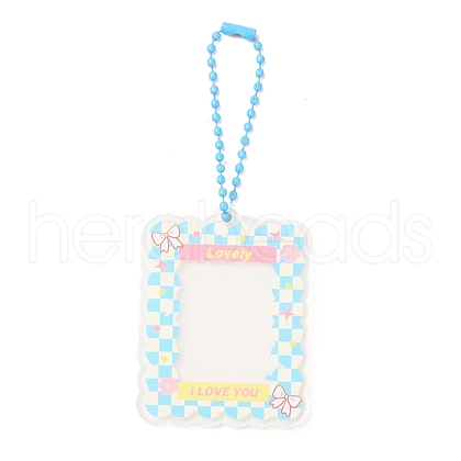 Acrylic Photocard Sleeve Keychain DIY-A024-04D-1