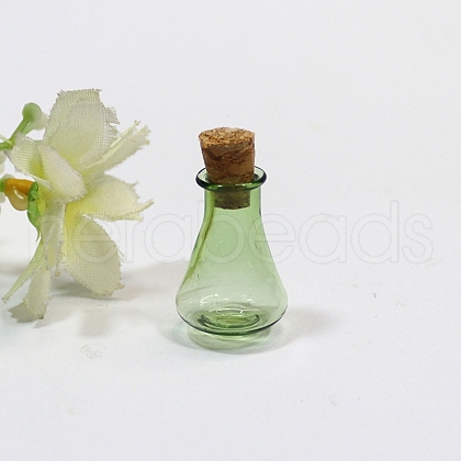 Empty Small Glass Cork Bottles PW-WG72592-10-1