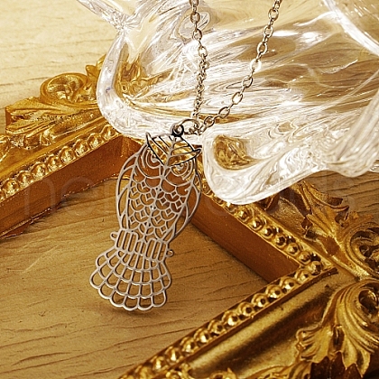 Non-Tarnish Stainless Steel Color Stainless Steel Pendant Necklace GF1493-13-1