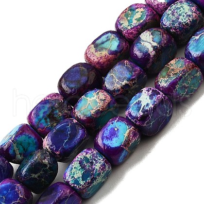 Natural Imperial Jasper Beads Strands G-E444-54-02-1