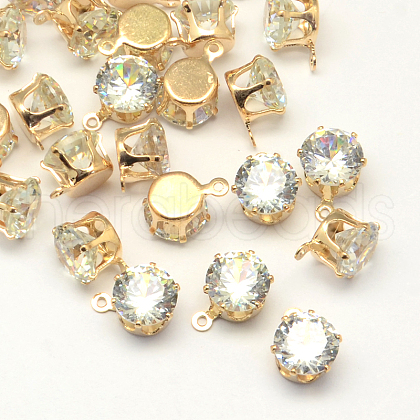 Cubic Zirconia Charms X-ZIRC-R007-057B-03-1