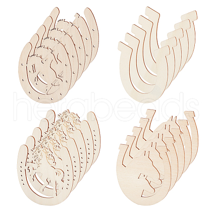 Unfinished Wooden Cutouts DIY-WH0430-141-1