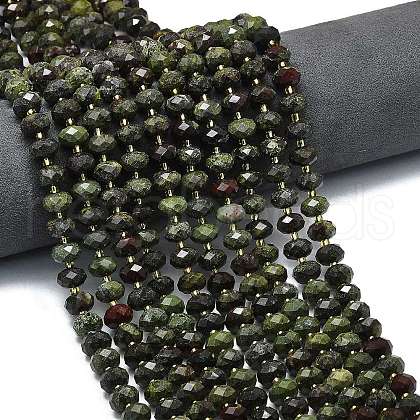 Natural Dragon Blood Beads Strands G-P573-A40-01-1