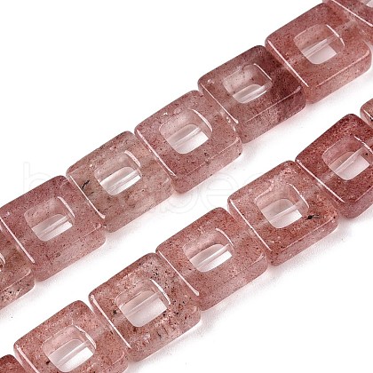 Natural Strawberry Quartz Beads Strands G-N342-103-1