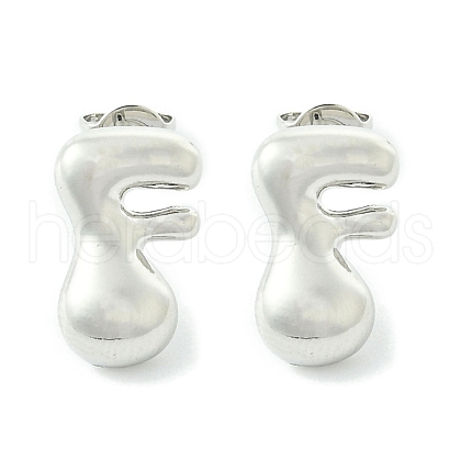 Rack Plating Brass Earrings EJEW-S222-01P-F-1