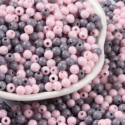 Opaque Acrylic Beads X1-OACR-H118-07B-09-1