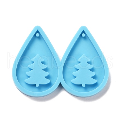 DIY Teardrop with Tree Pendants Silicone Molds DIY-D060-24-1