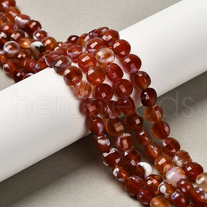 Natural Fire Crackle Agate(Dyed & Heated) Beads Strands G-C179-A6mm-23-1