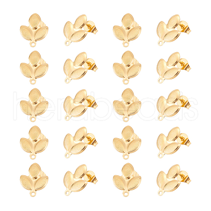 Unicraftale 20Pcs 304 Stainless Steel Stud Earring Findings STAS-UN0058-18-1