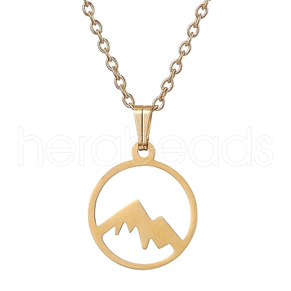 201 Stainless Steel Pendnat Necklaces NJEW-JN04764-05-1