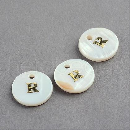 Freshwater Shell Pendants SSHEL-S249-R-1