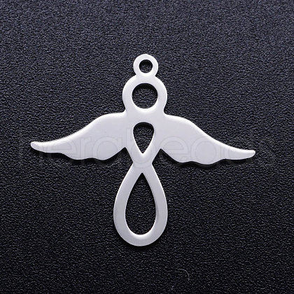 Tarnish Resistant 201 Stainless Steel Pendants STAS-Q201-JN314-1-21.5-1
