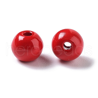 Spray Painted Alloy Bead PALLOY-H134-39-1