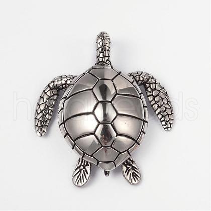 304 Stainless Steel Big Pendants STAS-L186-013AS-1