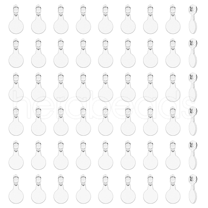DICOSMETIC 600Pcs Transparent Acrylic Pendants TACR-DC0001-05-1