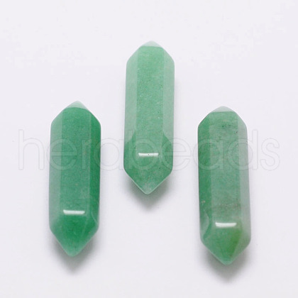 Mother's Day Gifts Faceted Natural Green Aventurine Healing Stones G-K012-30mm-01-1