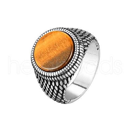 Stainless Steel Color Finger Rings for Men FS-WG49563-14-1