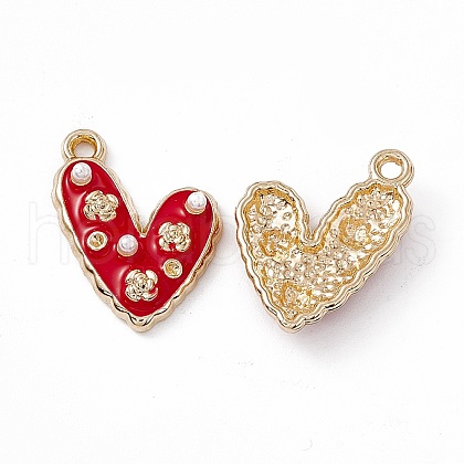 Alloy Enamel Pendants PALLOY-P287-14LG-05-1