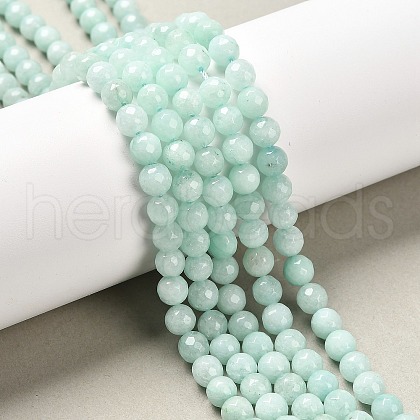 Natural Malaysia Jade Beads Strands G-K288-6mm-13-1