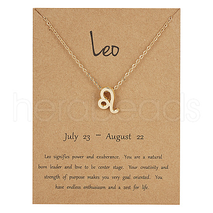 Alloy Constellation Pendant Necklaces WG6F1B2-07-1