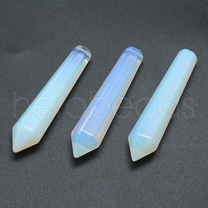 Opalite Stone Pointed Beads G-E490-E28-1