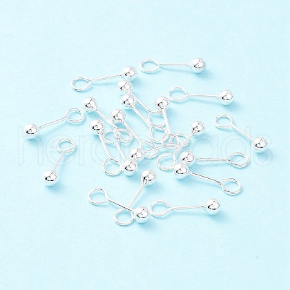925 Sterling Silver Stud Earring Findings STER-P047-04C-S-1