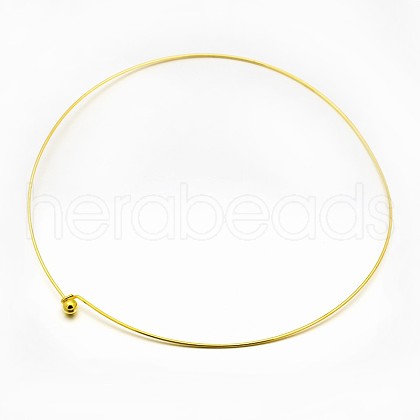 Brass Necklace Making X-BJEW-F132-01G-1